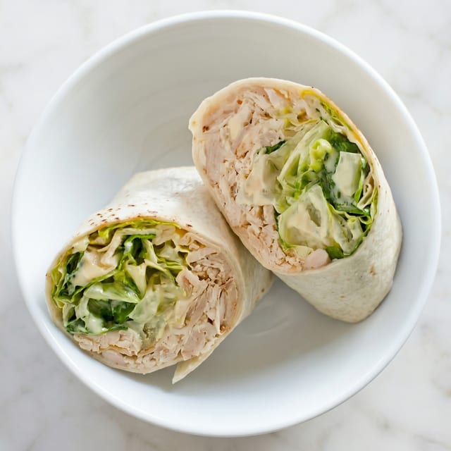 Chicken Caesar Wrap.