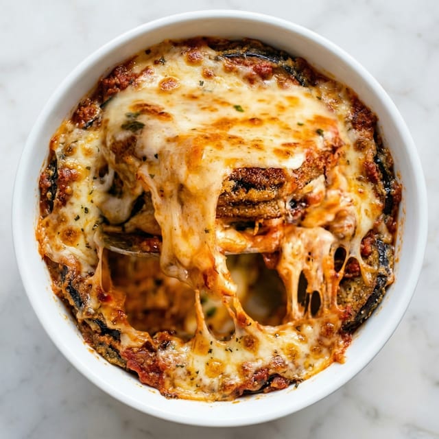 Eggplant Parmigiana.