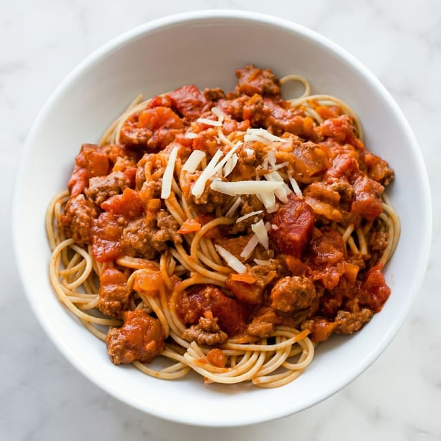 Pasta Bolognese.