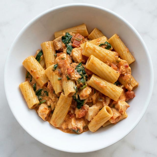 Rigatoni Florentine.