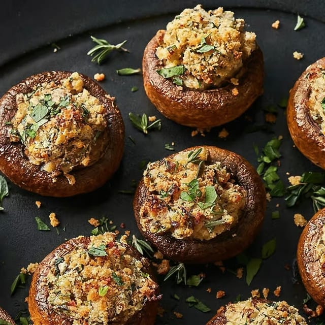 Stuffed Mushrooms.