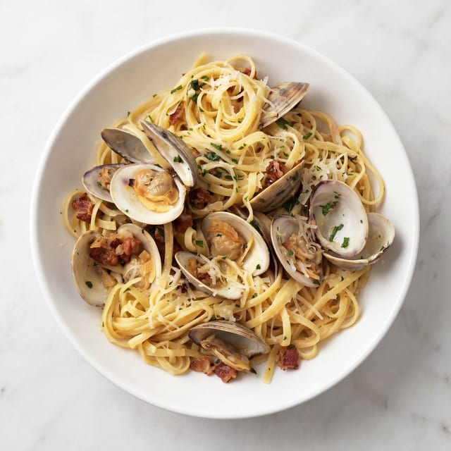 Linguini in Clam Sauce.