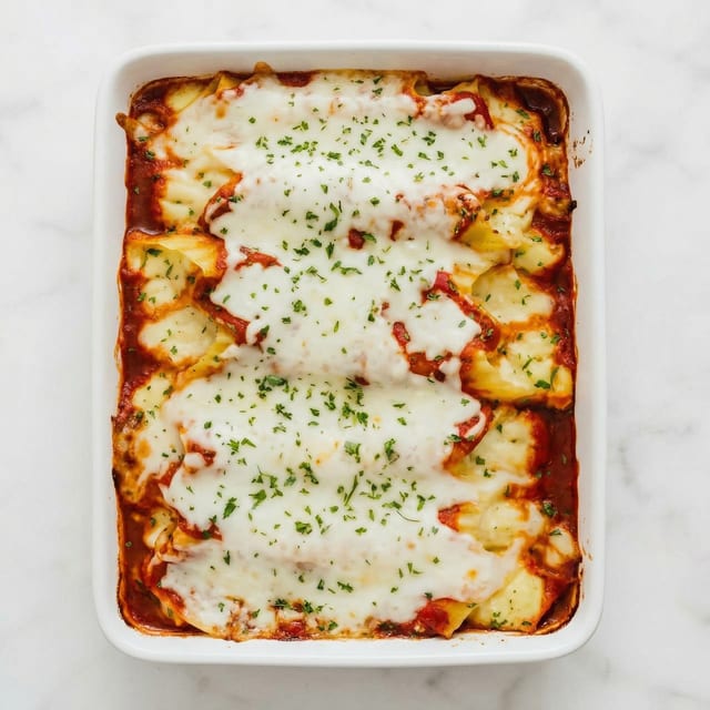 Baked Manicotti.