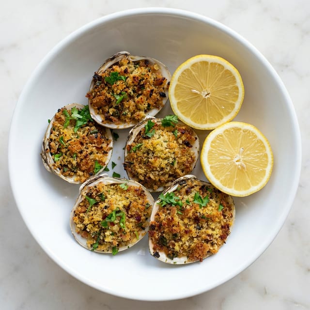 Baked Clams.