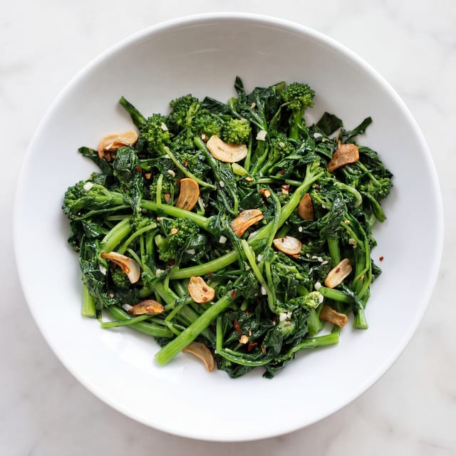 Sauteed Broccoli Rabe.