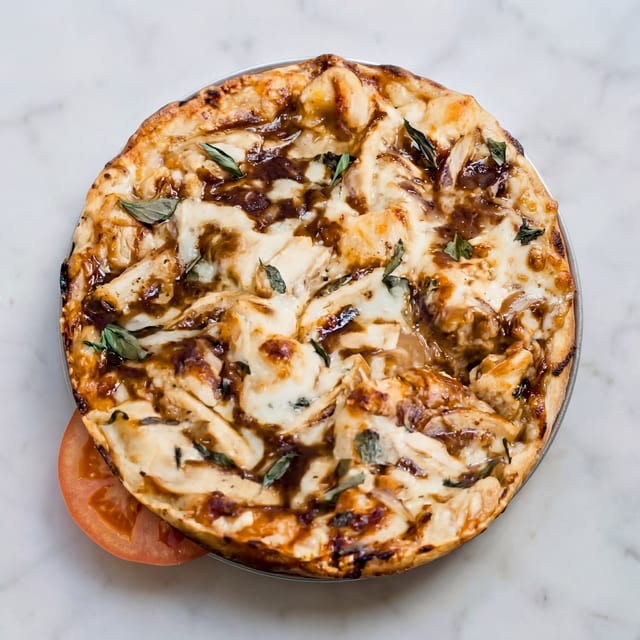 Chicken Marsala Pizza.