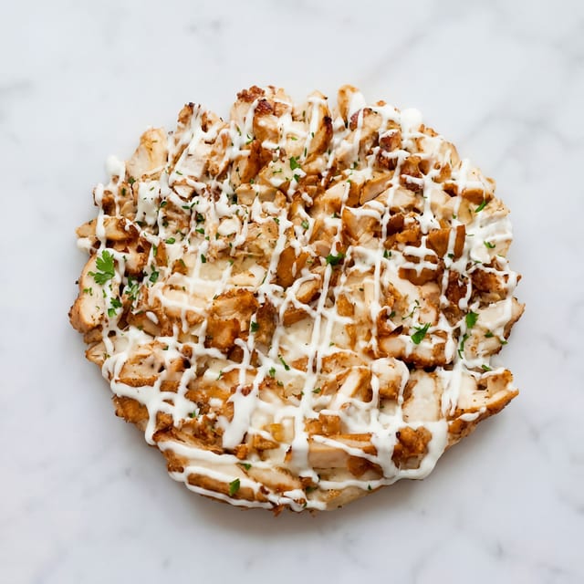 Chicken Bacon Ranch Pizza.