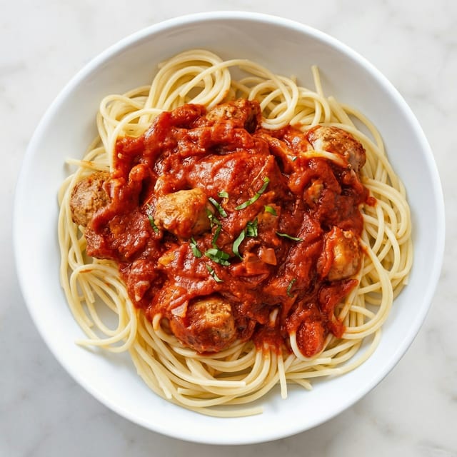 Pasta with Sausage.