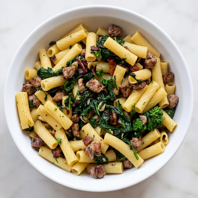 Linguini & Broccoli Rabe.